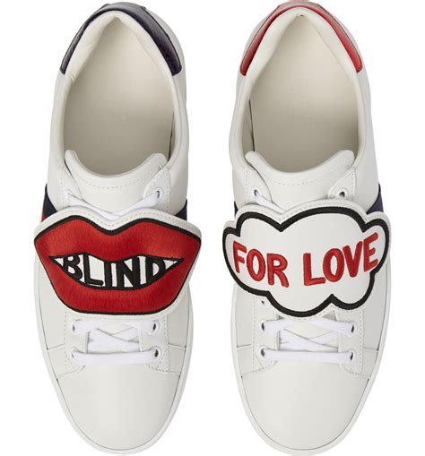 gucci blind for love high top sneaker|Gucci Ace Blind for Love (Women's) .